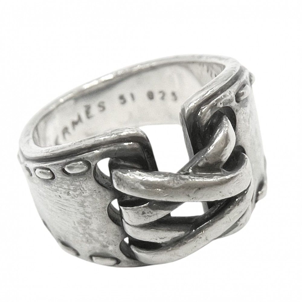エルメス 指輪 レディース メキシコ リング ジュエリー 小物 51サイズ HERMES シルバー925 約9号 シルバー 約7.9g 品