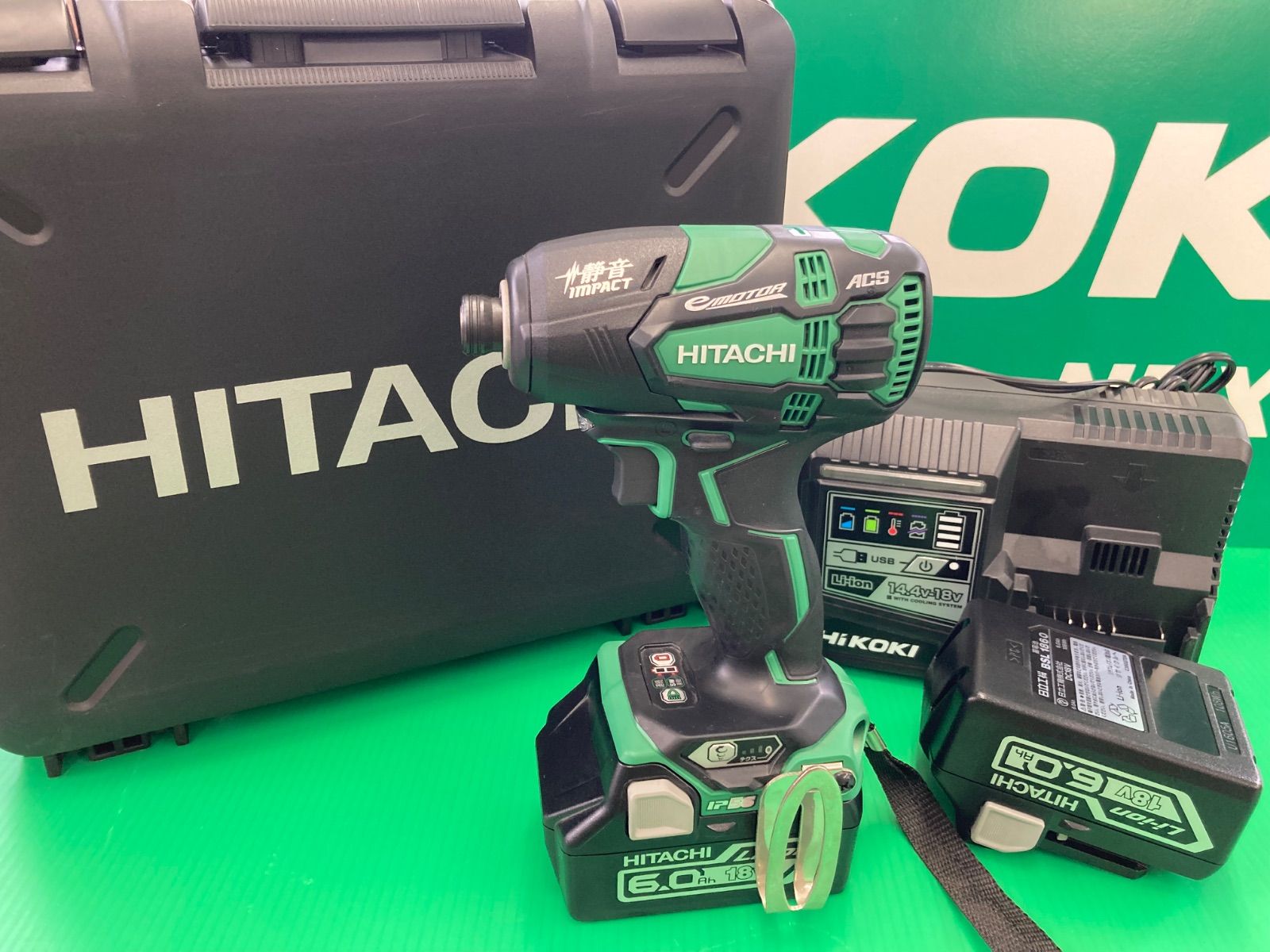 HiKOKI コードレス静音インパクトドライバー