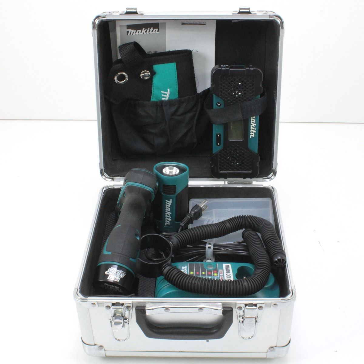 MAKITA マキタ 充電式インパクトドライバTD090D ハグハグライトML101 充電式ラジオMR051