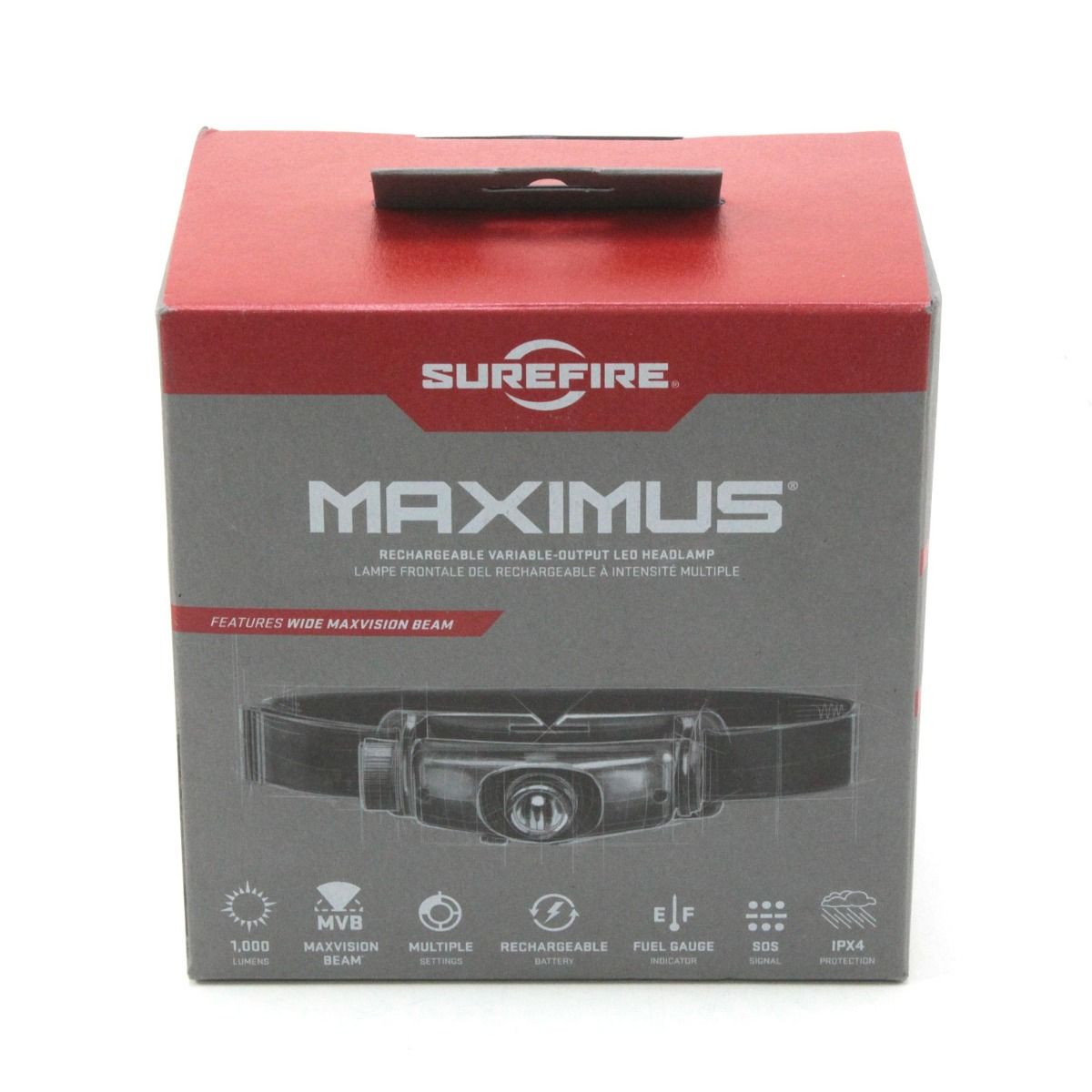 SUREFIRE シュアファイア MAXIMUS マキシマス LEDヘッドライト HS3-A-BK