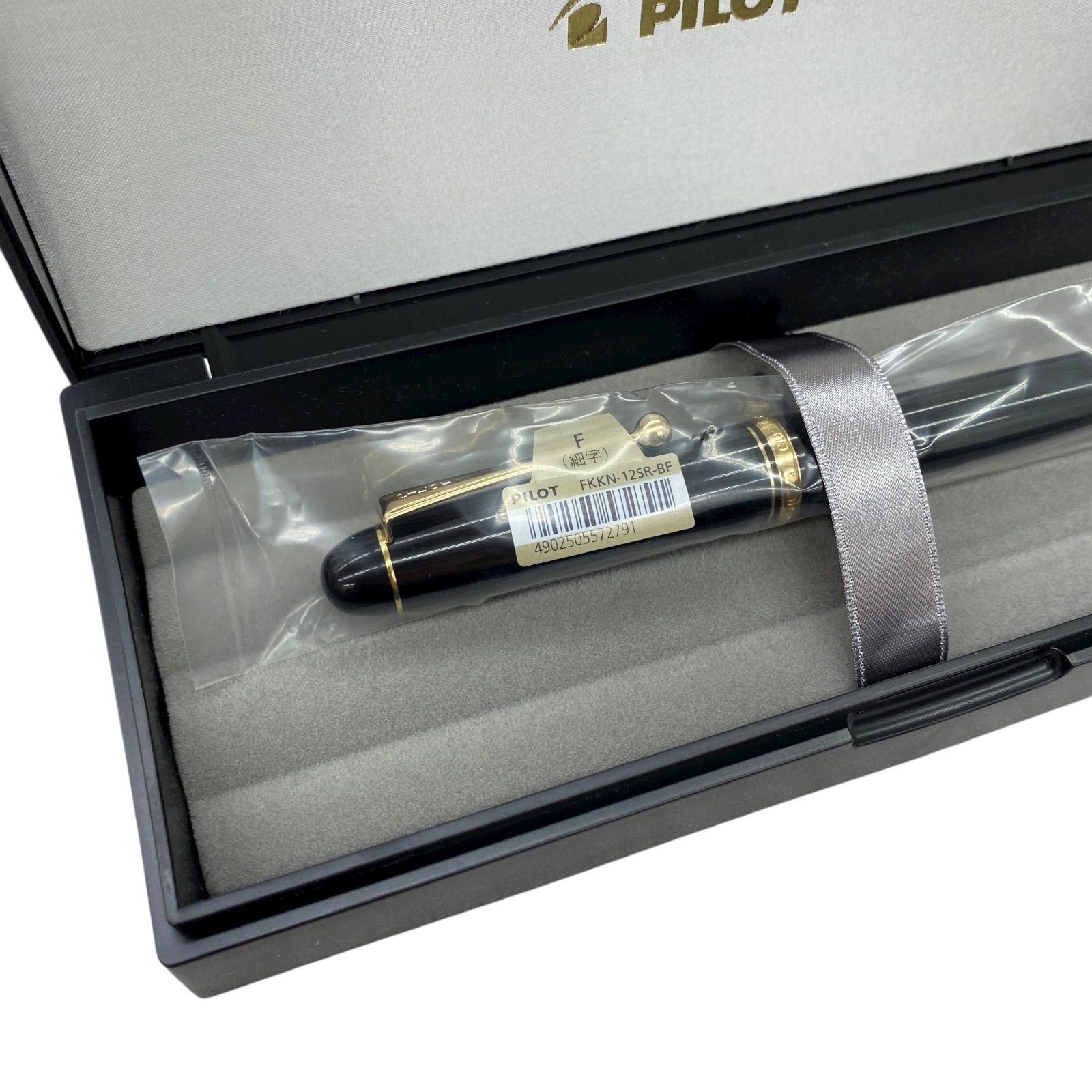 EM1140 PILOT パイロット 万年筆 カスタム74 ブラック F 細字 FKKN-12SR-BM き
