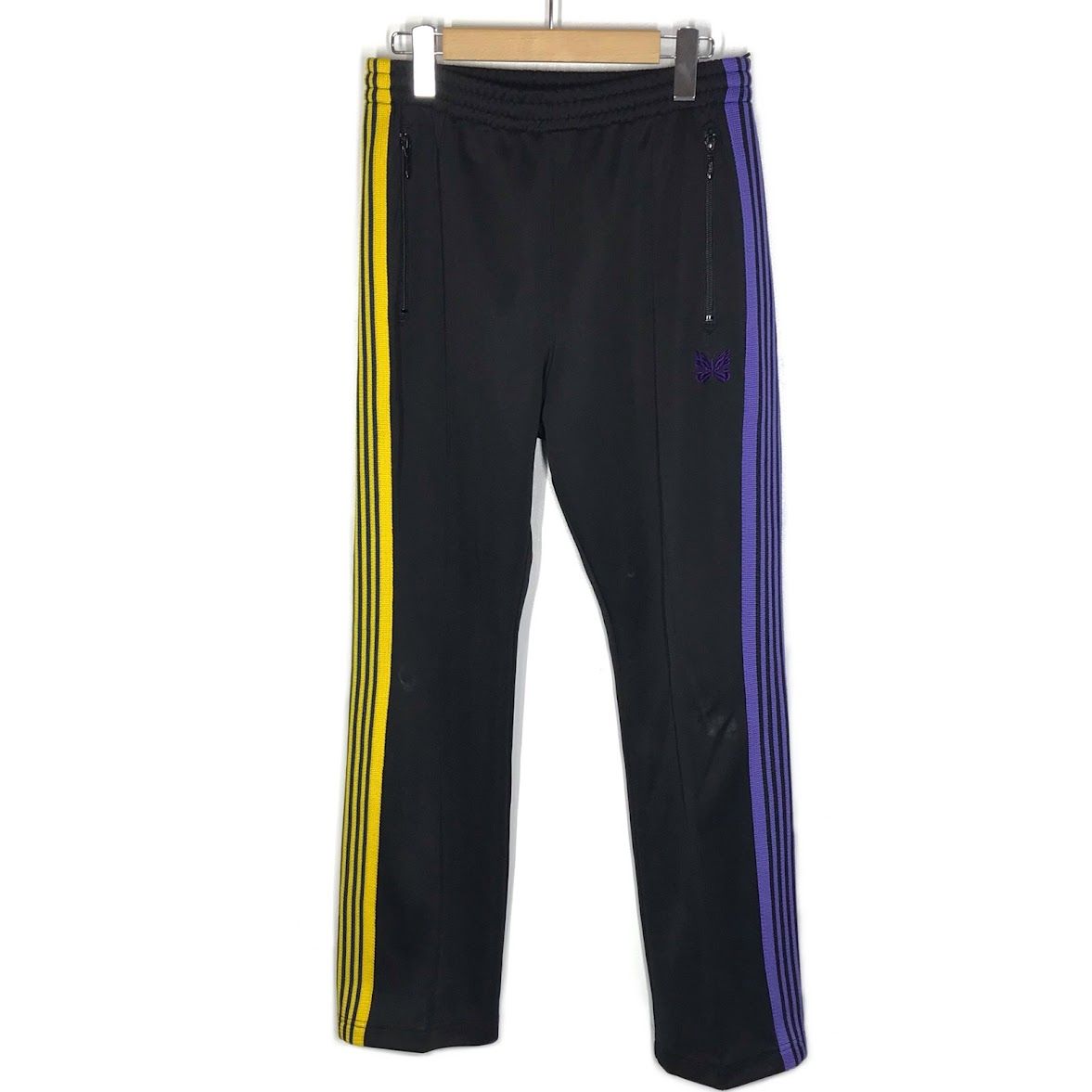 倉吉店 Needles ニードルス パンツ ONEDAY別注 TRACK PANT トラックパンツ KP447 ブラック サイズ S 107