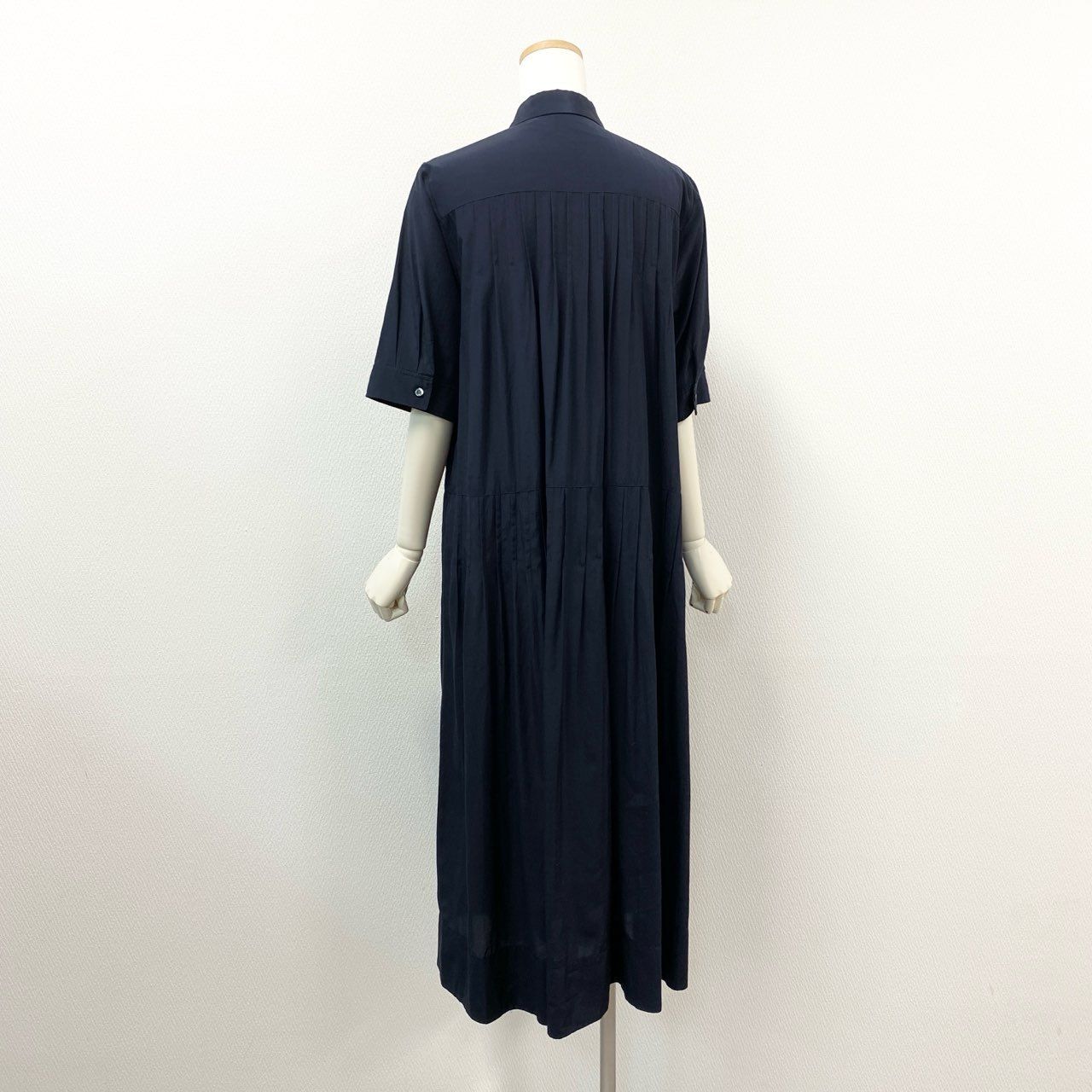 80k11 MORABITO BLANC モラビト 半袖シャツワンピース ロング