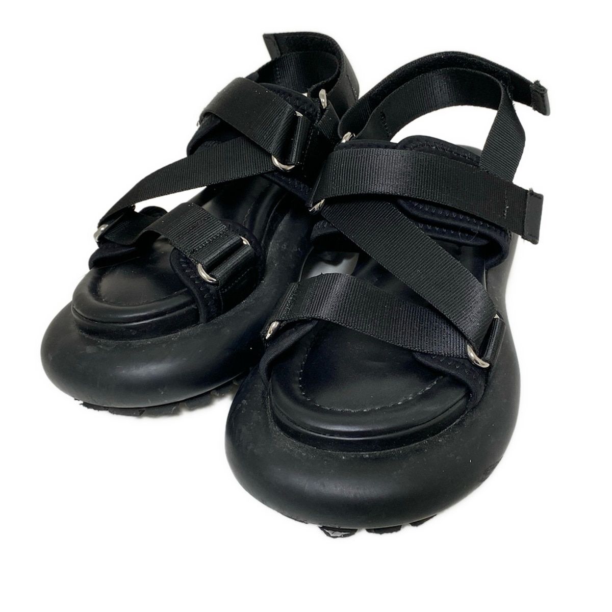 ENFOLD(エンフォルド) サンダル 36 レディース - 黒 - メルカリ