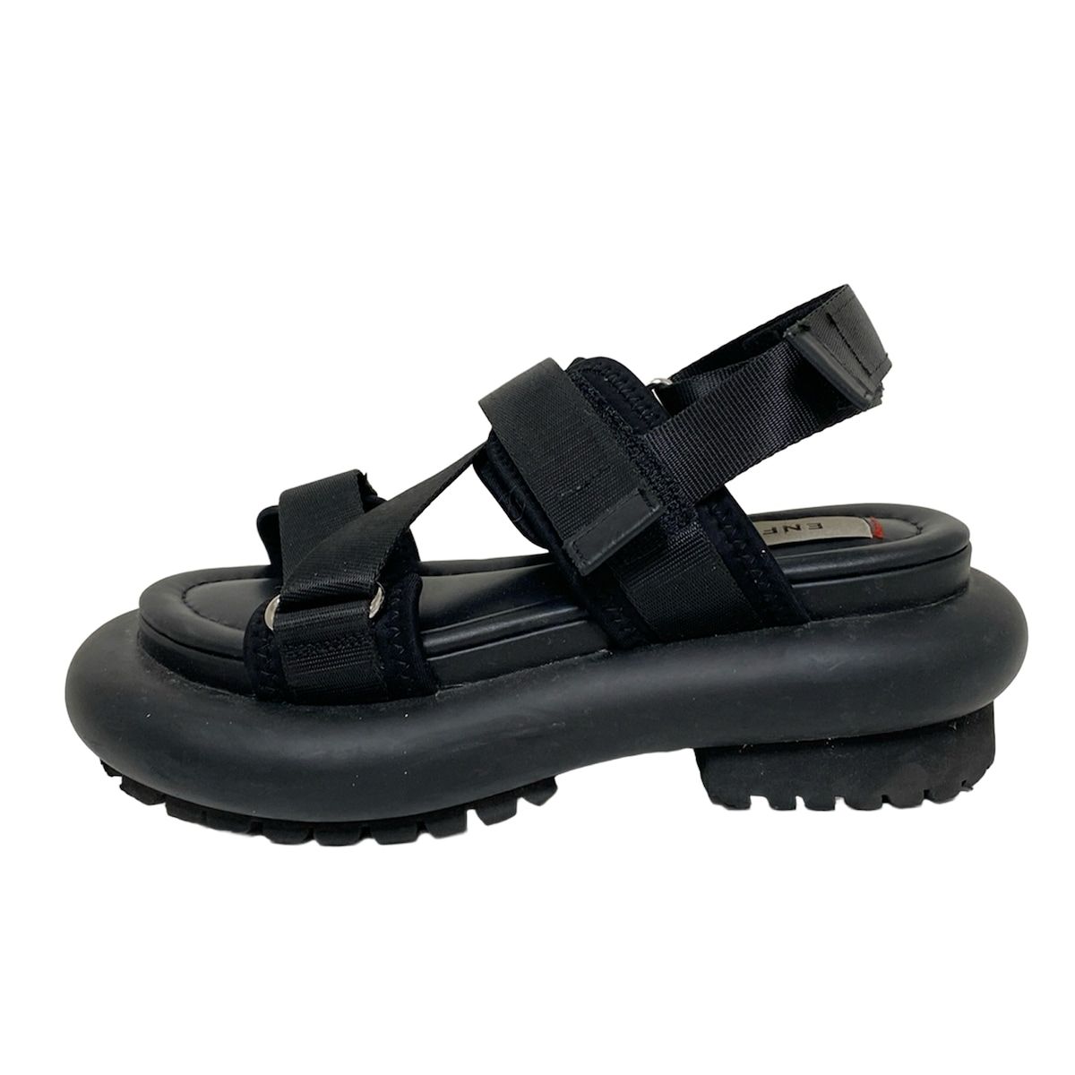 ENFOLD(エンフォルド) サンダル 36 レディース - 黒 - メルカリ