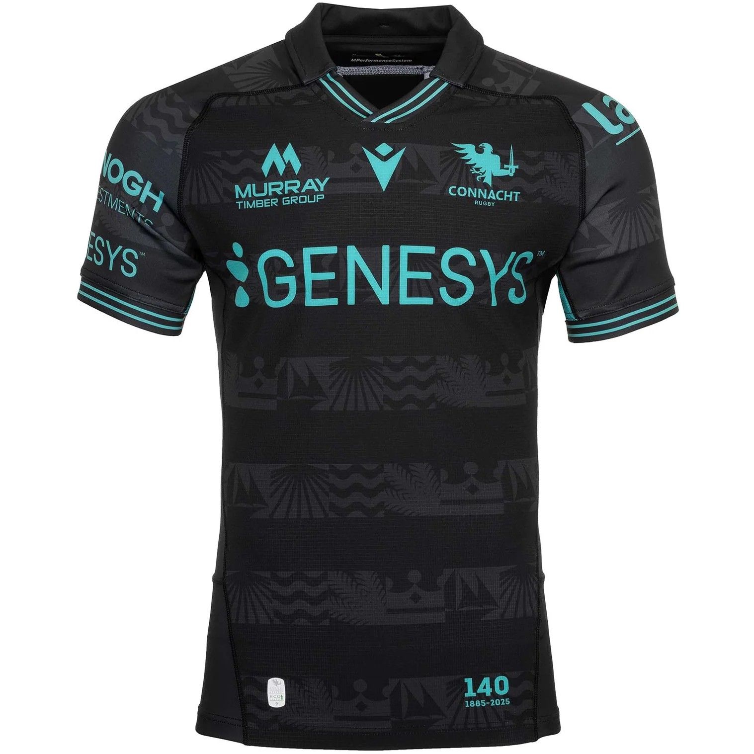 マクロン ラグビー コナート 2025 2026 ヨーロピアン プロ ジャージ 黒 ブラック 公式モデル 日本未発売