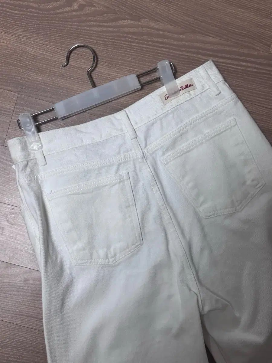  サムウェアButter 白デニム チノパン パンツ
