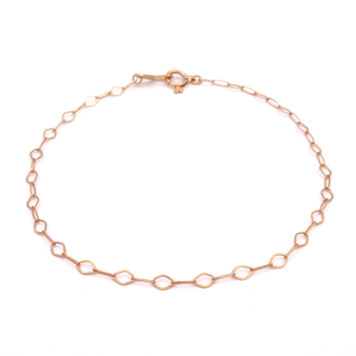 STAR JEWELRY スタージュエリー ブレスレット - K18PG 総重量 0.6g