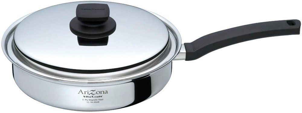 新着商品 フライパン 27cm アリゾナ レシピ付 ビタクラフト 8548 シルバー