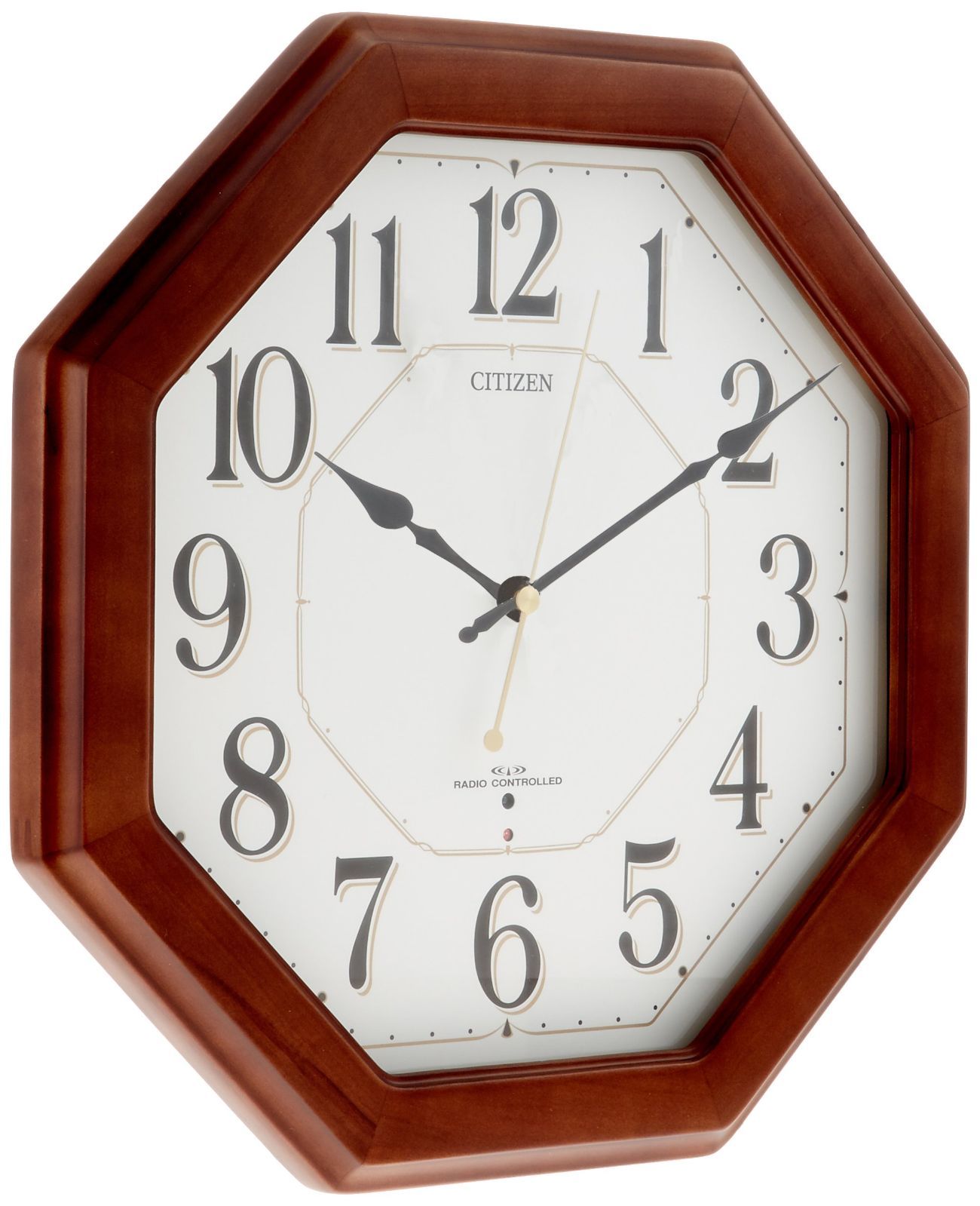 リズム RHYTHM CITIZEN シチズン 掛け時計 電波時計 ネムリーナハピネス 木枠 8MY472-006