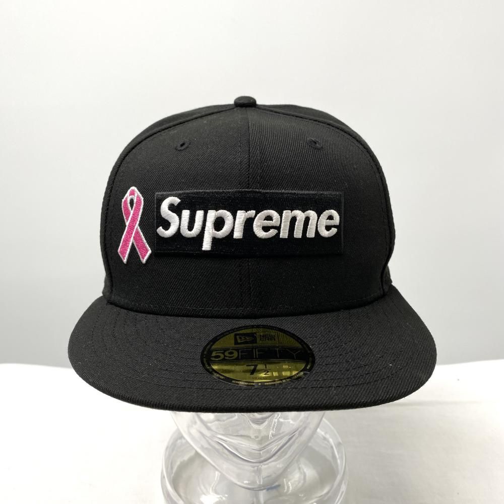 SUPREME 25AW ピンクリボン キャップ サイズ7 1 2 ブラック シュプリーム 17 240017734797
