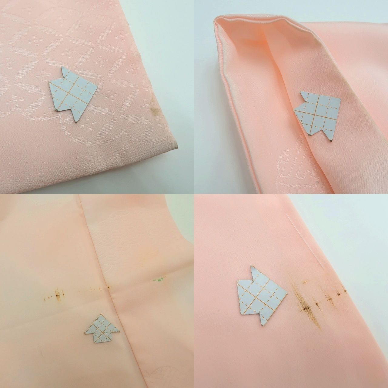 百華❀Y3934◇美品 正絹 手縫い仕立て 成人式 振袖 長襦袢 2点セット