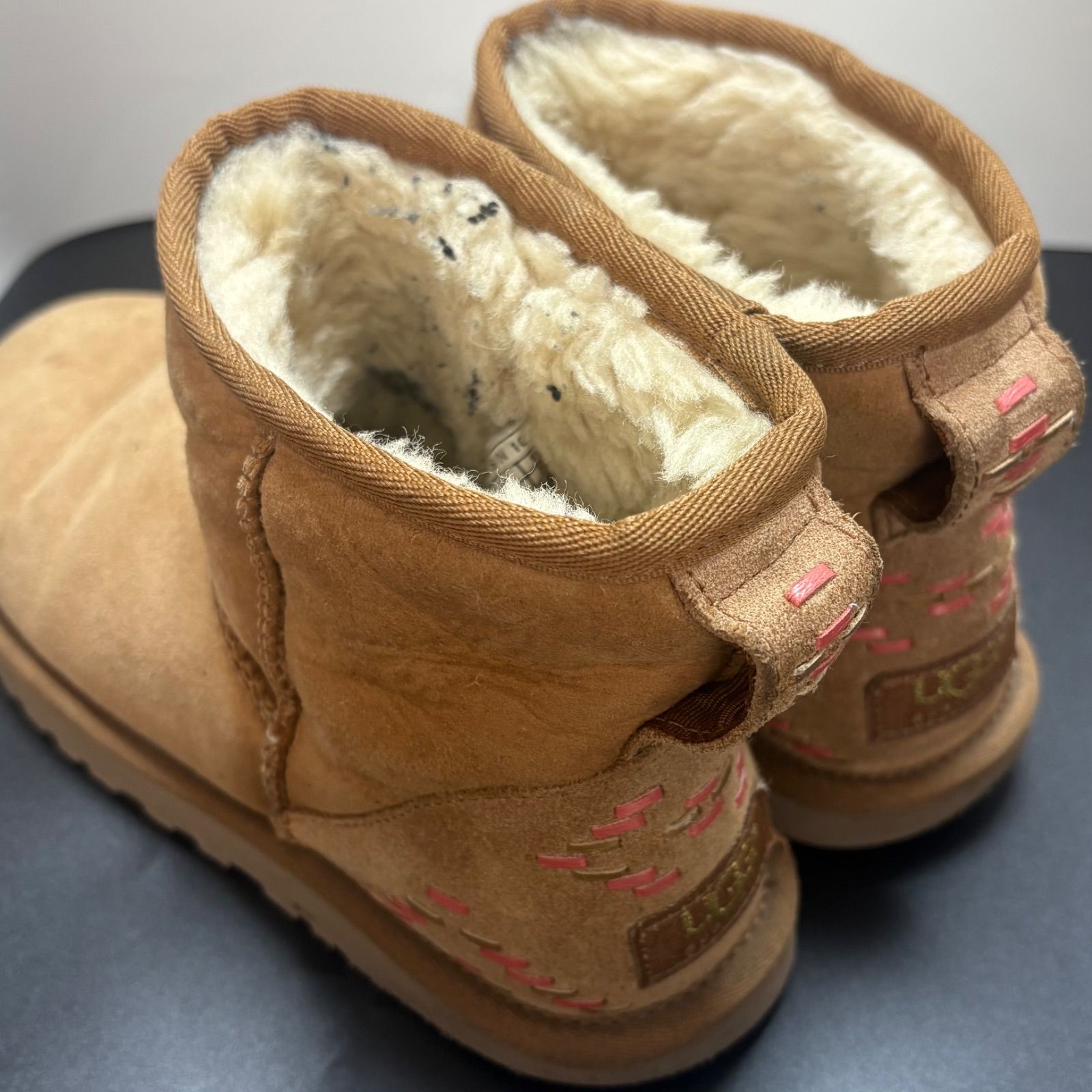 アグ オーストラリア UGG ムートンブーツ W CLASSIC MINI RUSTIC WEAVE