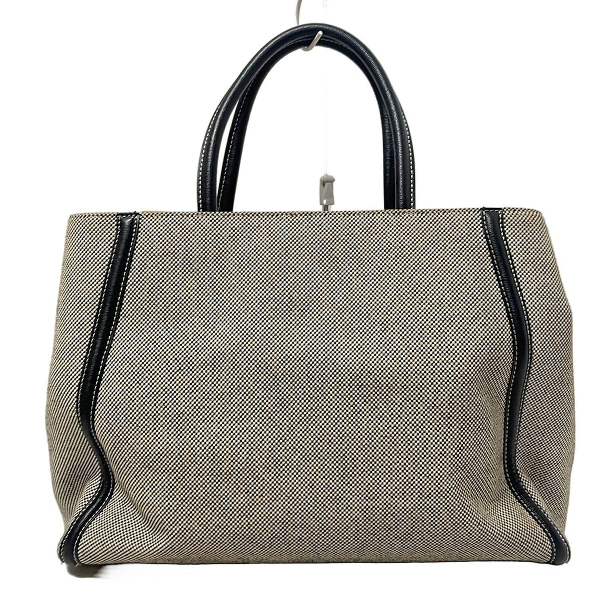 FENDI(フェンディ) トートバッグ トゥージュール 8BH250 黒×ベージュ