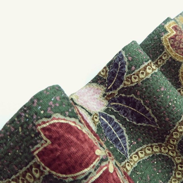 百華❀Y3934◇美品 正絹 手縫い仕立て 成人式 振袖 長襦袢 2点セット