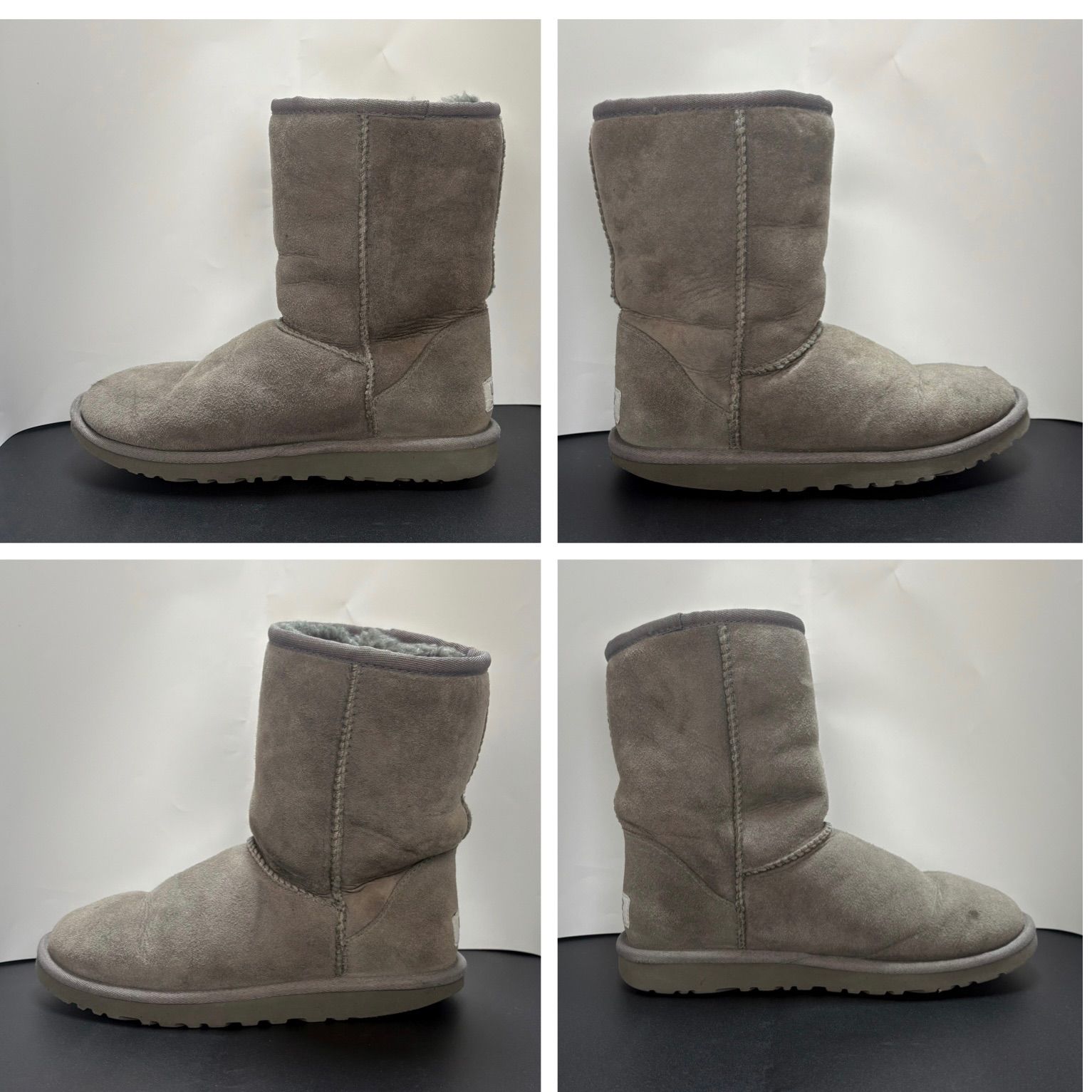 UGG グレー ムートンブーツ Classic Short ugg グレー ムートンブーツ UGG WOMENS CLASSIC SHORT II GREY アグ