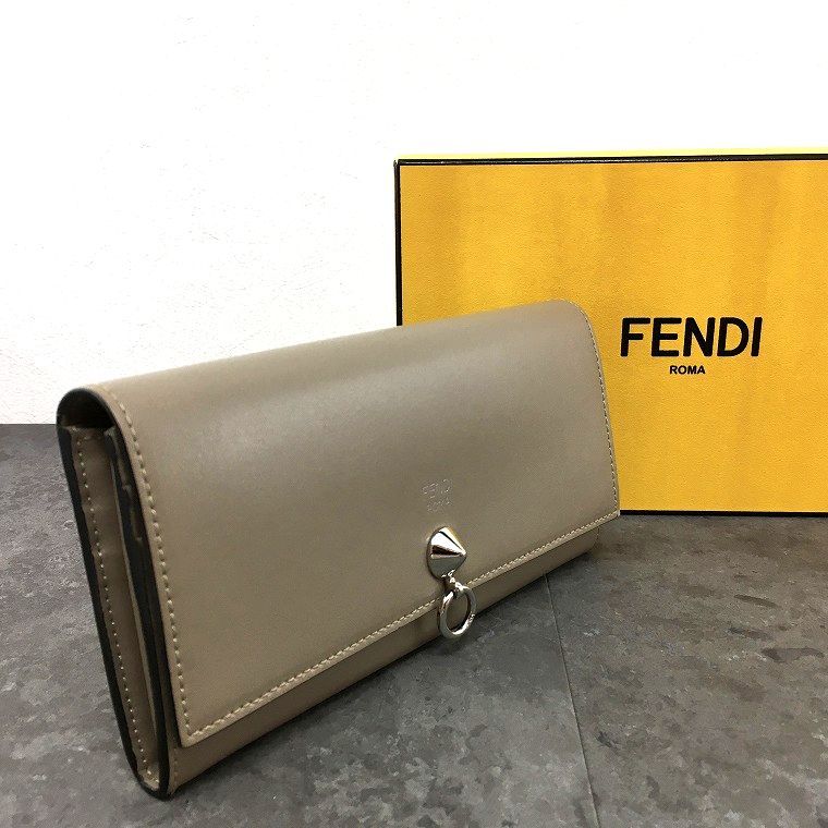 み FENDI 長財布 8M0251 バイザウェイ ベージュ 16