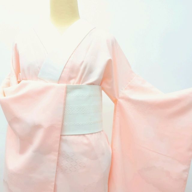 Y2459◇美品 正絹 手縫い仕立て 成人式 振袖 長襦袢 2点セット 百華❀Y3934◇美品 正絹 手縫い仕立て 成人式 振袖 長襦袢 2点セット