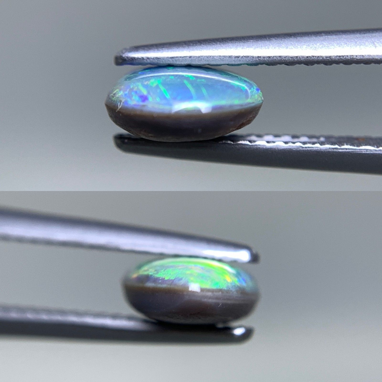  ブラックオパール 天然 2 004 ct 中央宝石ソーティング付き 13 6㎜ 7 4㎜ 3 ルース 裸石 7147 Y ルース(裸石) 原石 ビーズ アクセサリー道具 材料