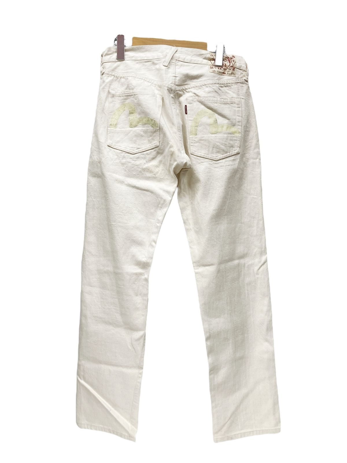 EVISU (エヴィス) LOT.2000 ホワイトデニム ジーンズ センターループ