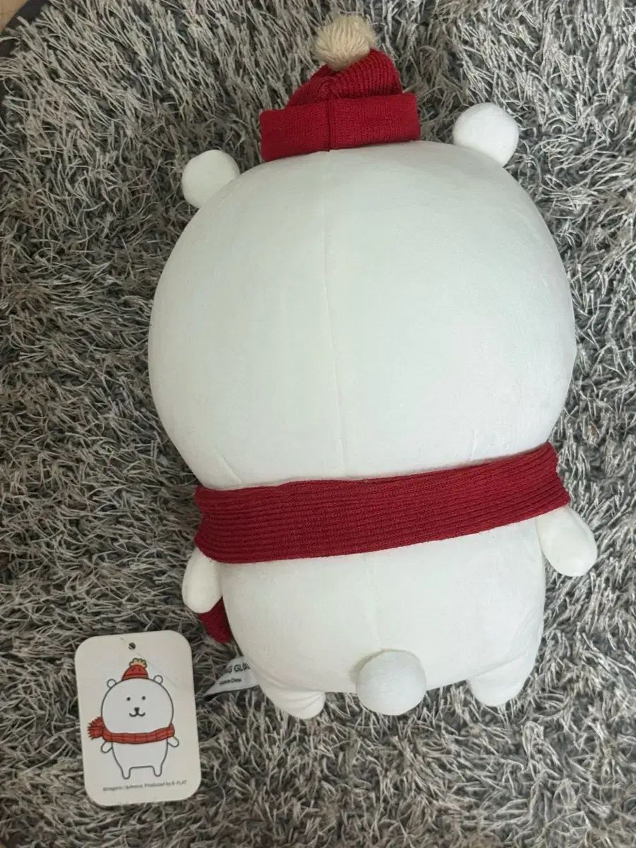 自分ツッコミくま ビプラッツ 冬 マフラー ぬいぐるみ