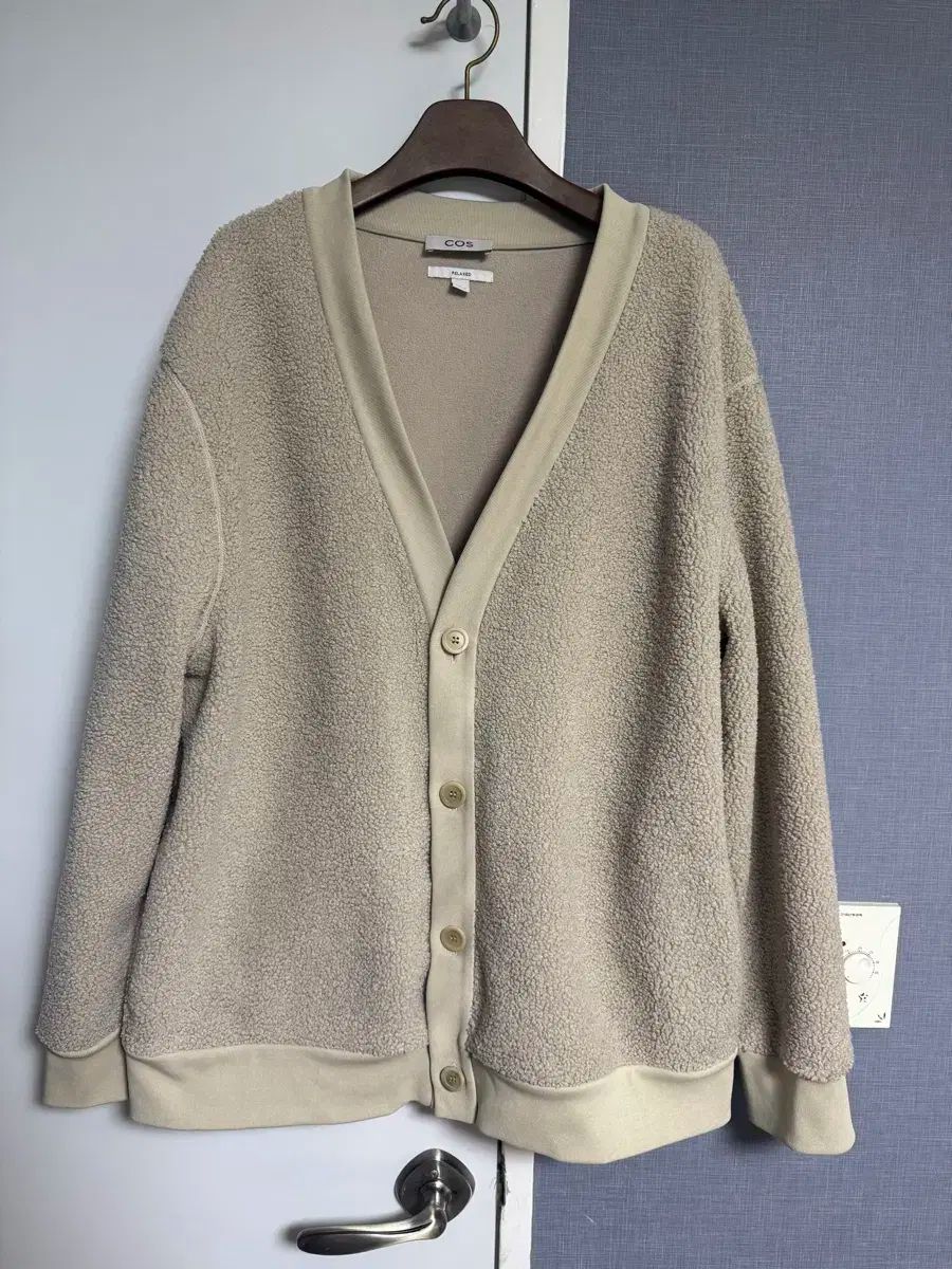 COS フリース カーディガン XL