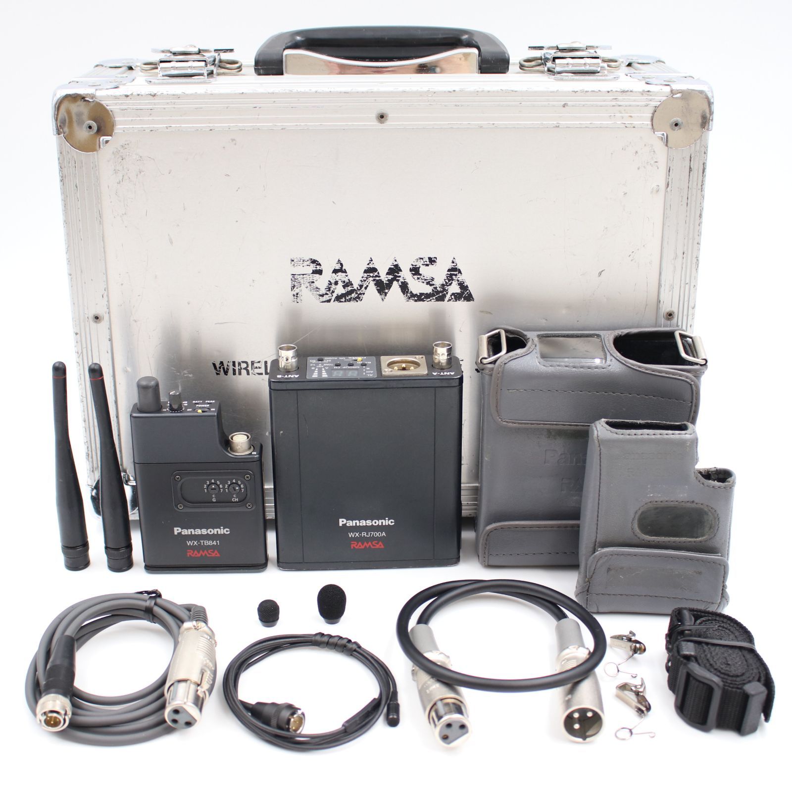 □良品□ PANASONIC RAMSA WX-RJ700A ＋ WX-TB841 800MHz帯ENG EFP