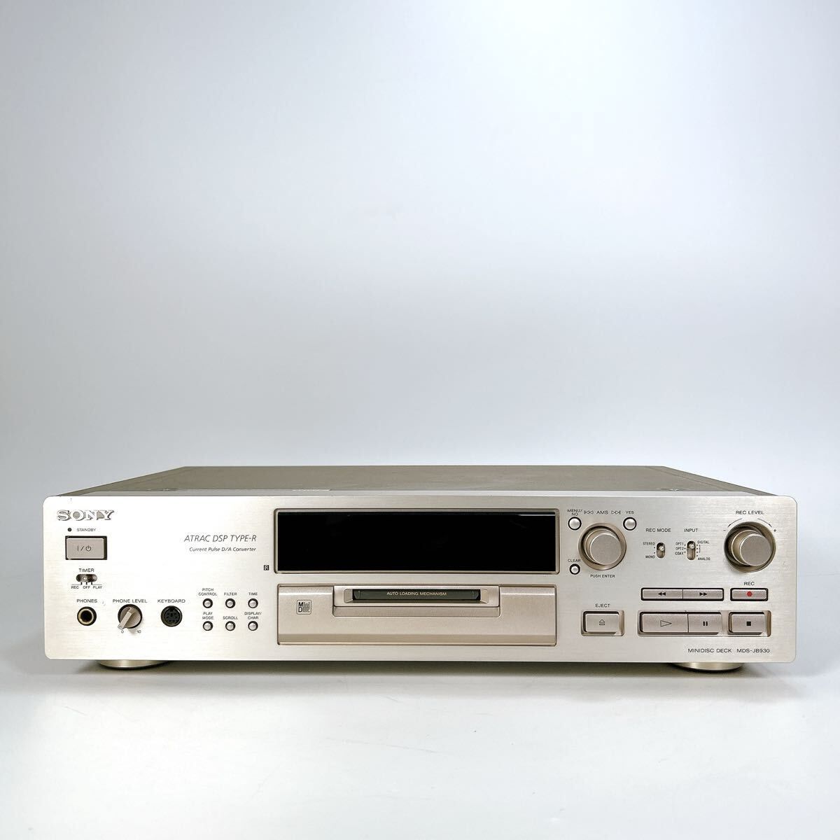 SONY ミニディスクデッキ MDS-JB930 動作品