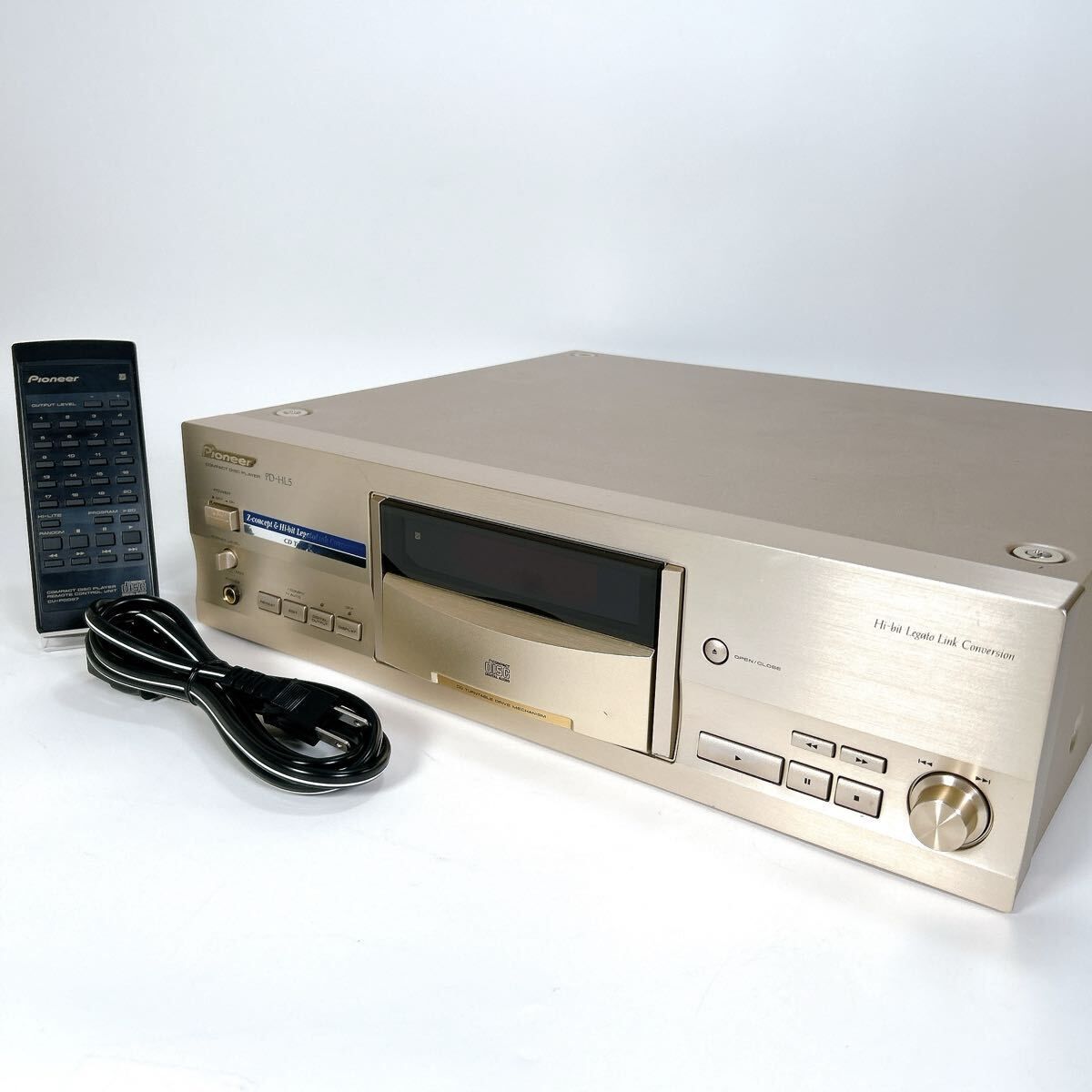 PIONEER CDプレーヤー PD-HL5 リモコン付属 動作品