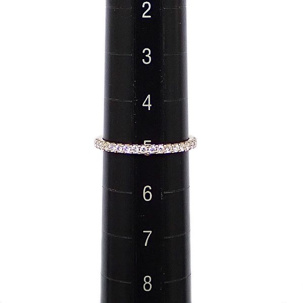 アイプリモ ダイヤモンド ハーフエタニティ リング K18ピンクゴールド