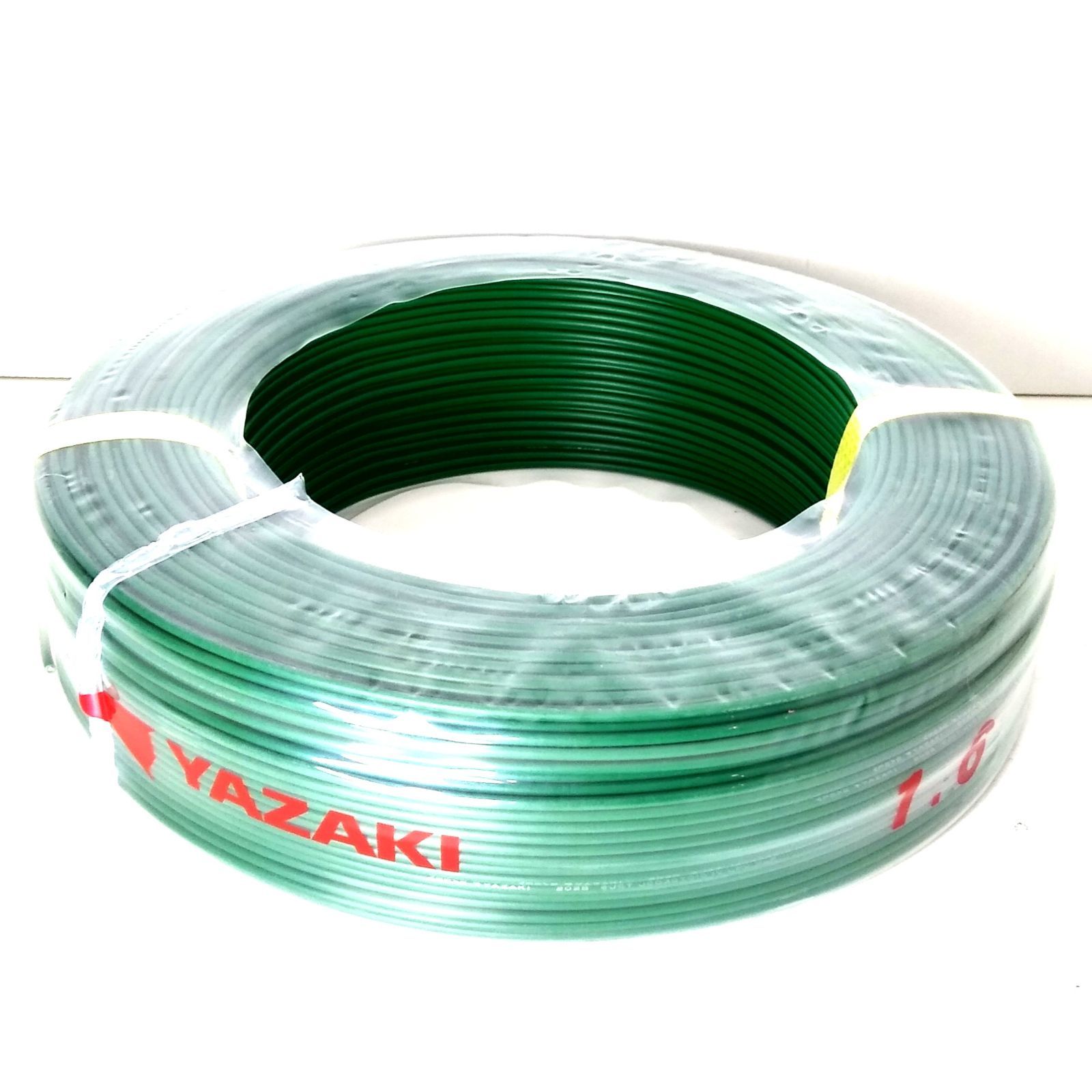  X 04714 矢崎電線 IV PbF 1 6㎜ 緑 300ｍ 電線 建築資材 電気工事 ケーブル チューブ 針金 電設資材 材料 資材