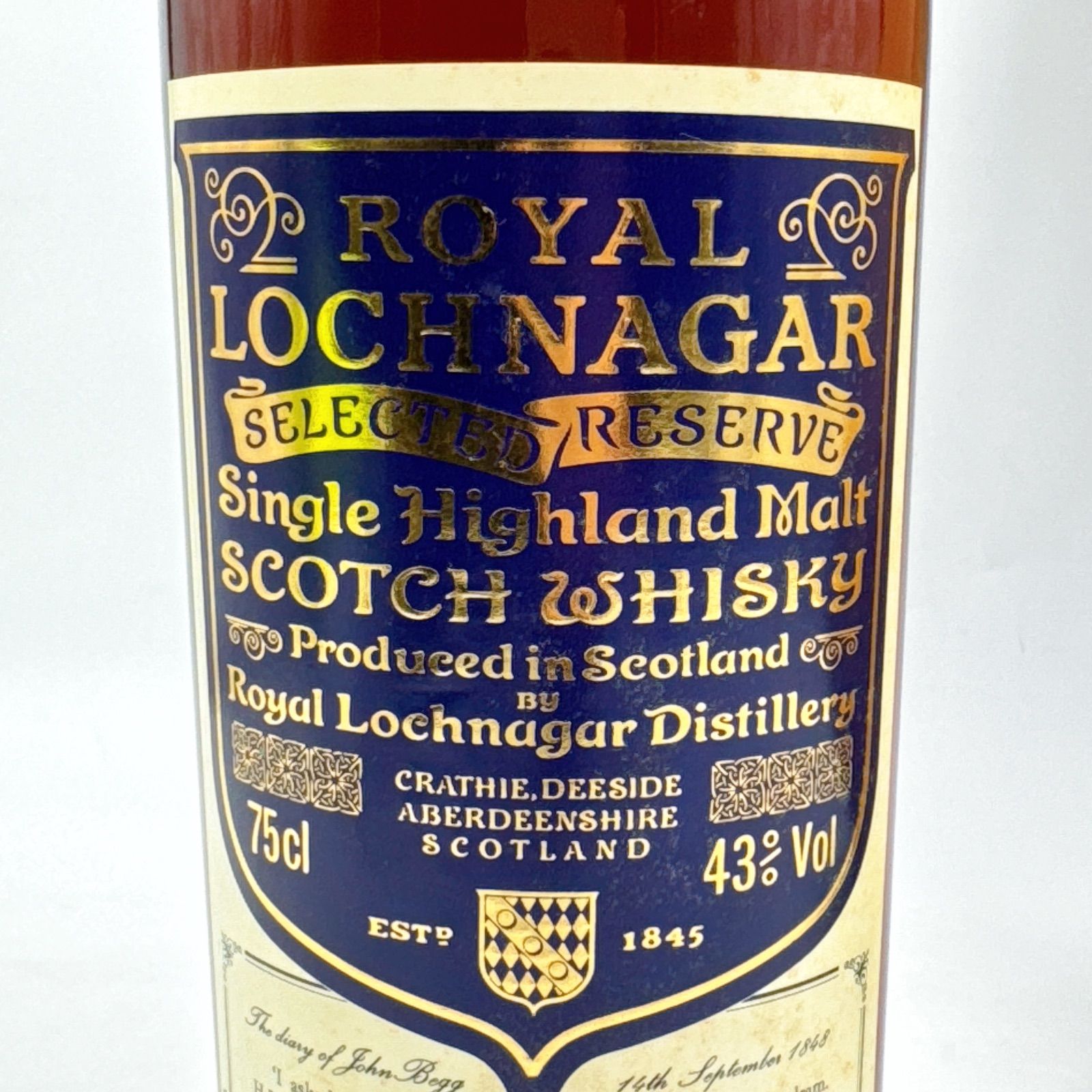 未開栓】ロイヤルロッホナガー セレクテッドリザーブ 750ml 木箱付