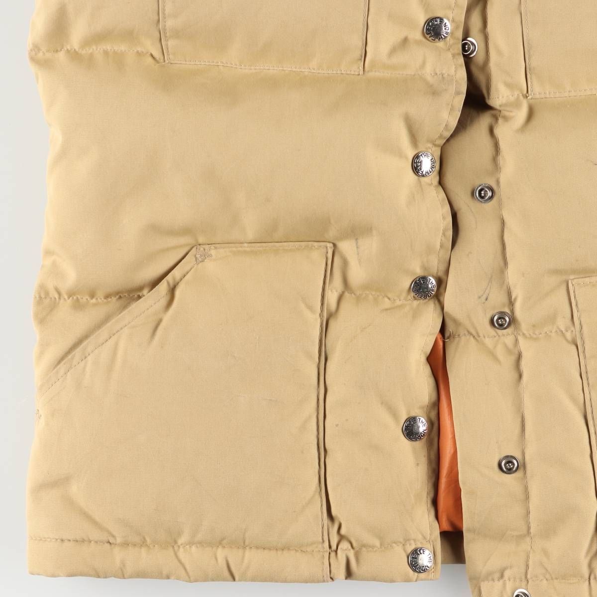  古着 70年代 ザノースフェイス THE NORTH FACE 茶タグ ダウンベスト レディースM相当 ヴィンテージ eaa 592473 その他 トップス