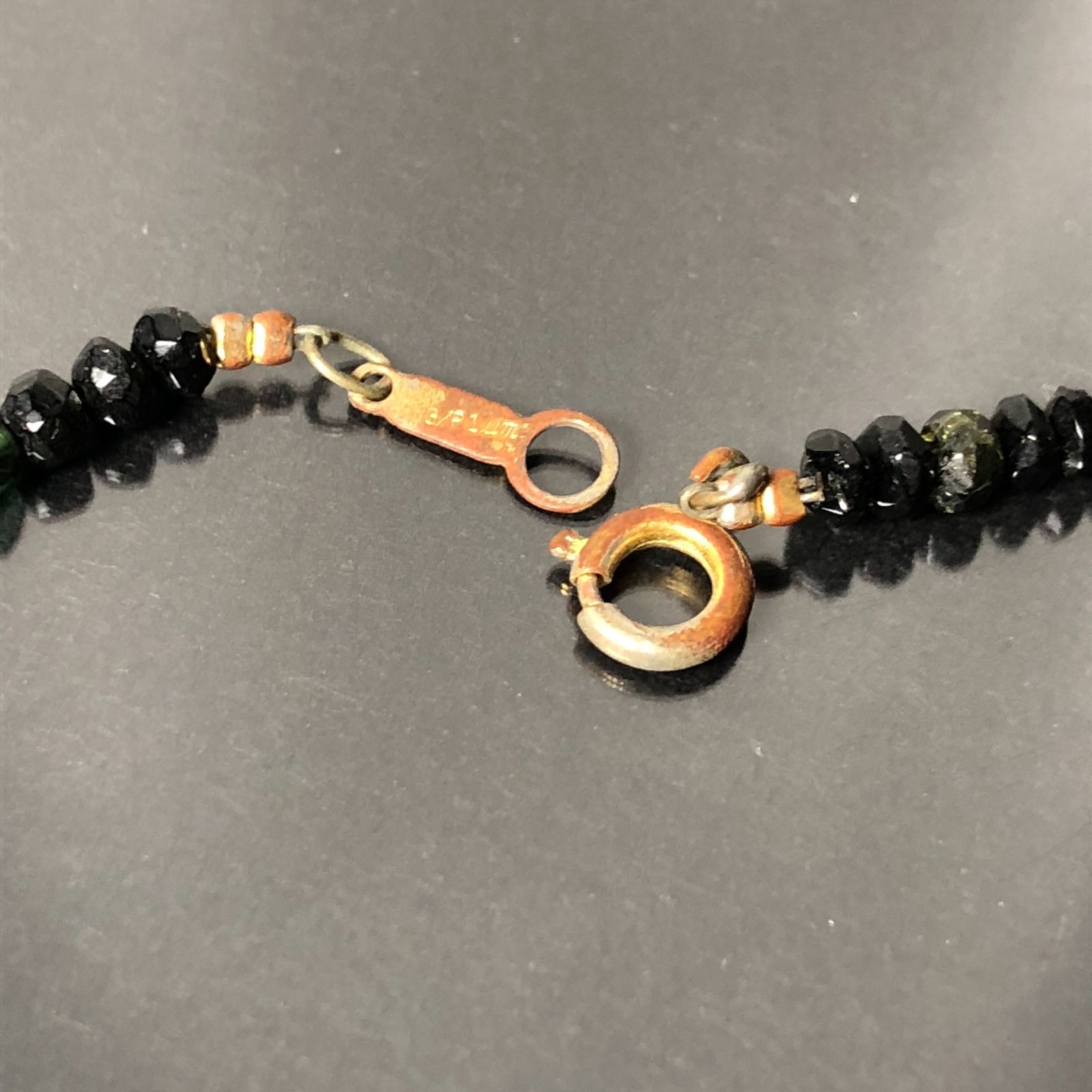 □K18マルチカラートルマリンネックレス□重量約19.6g tourmaline