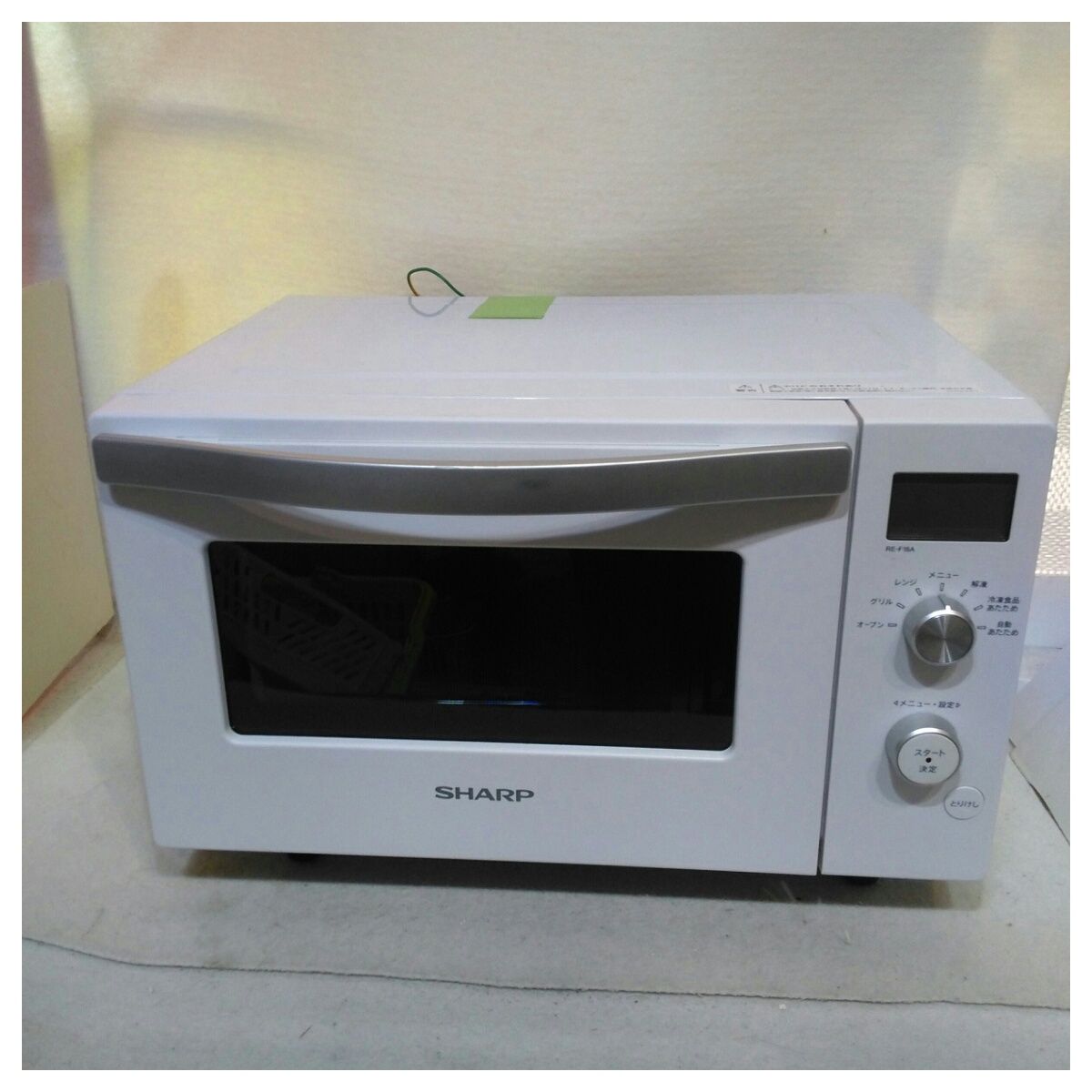 本体のみ シャープ 18 L オーブンレンジ RE F A W ホワイト系 2019年製