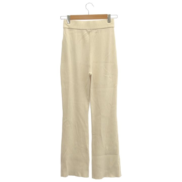 MUSE de Deuxieme Classe ミューズドゥドゥーズィエムクラス 21030500404010 Diner B RIB パンツ レディース アイボリー