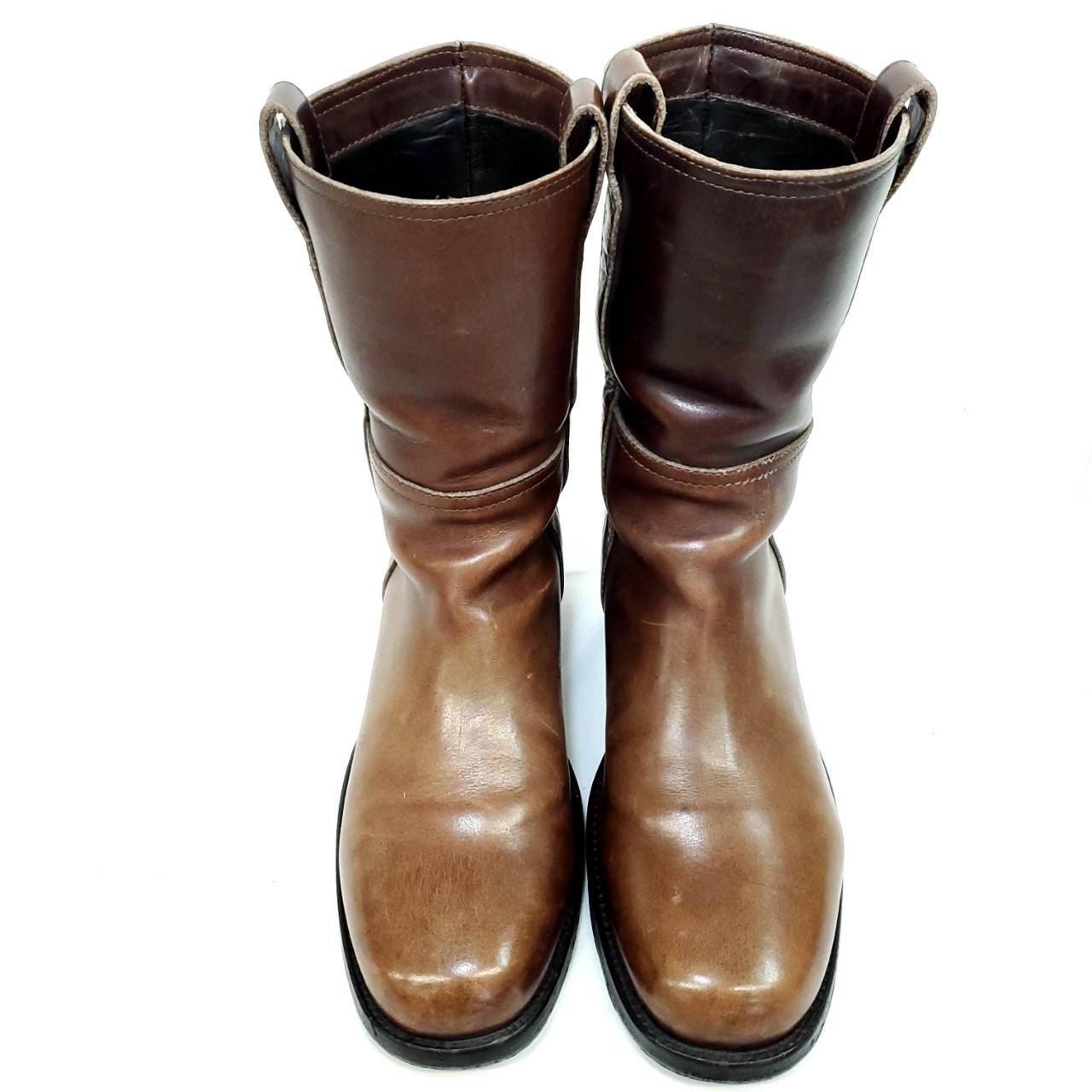 ブッテロ ペコスブーツ ハーフラバーソール 本革 レザー EU40