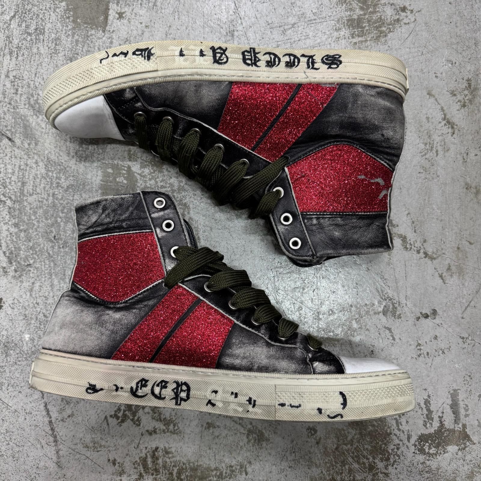 AMIRI Glitter And Sunset Lace High Top グリッターアンドサンセット 