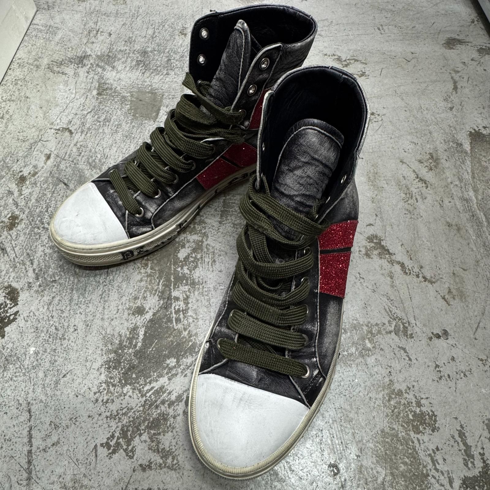 AMIRI Glitter And Sunset Lace High Top グリッターアンドサンセット 