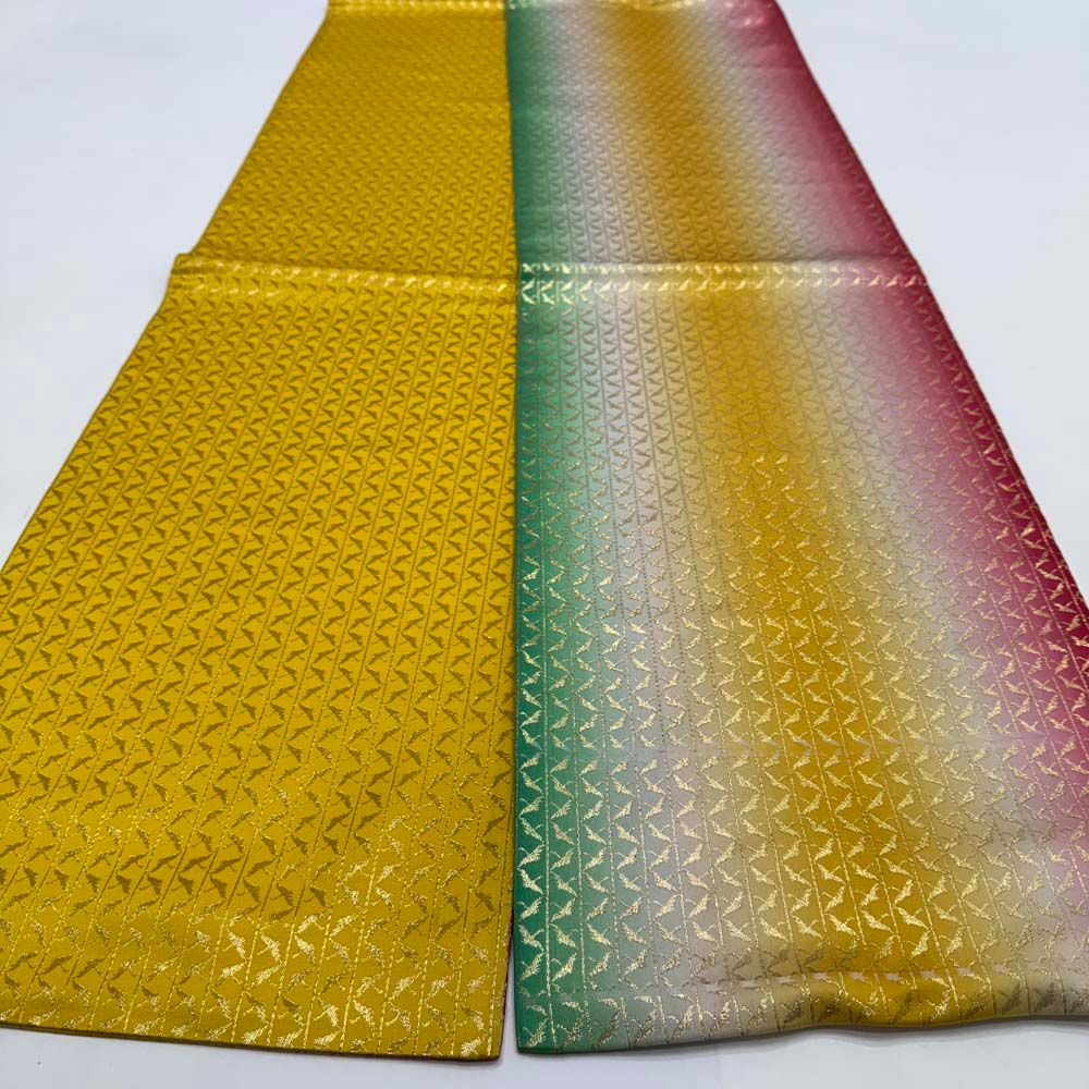 引き振袖用帯 本振袖用帯 裾引き 大振袖 全通 460 cm 大きい 花嫁衣装 舞台衣装 リサイクル 結婚式 婚礼 4871