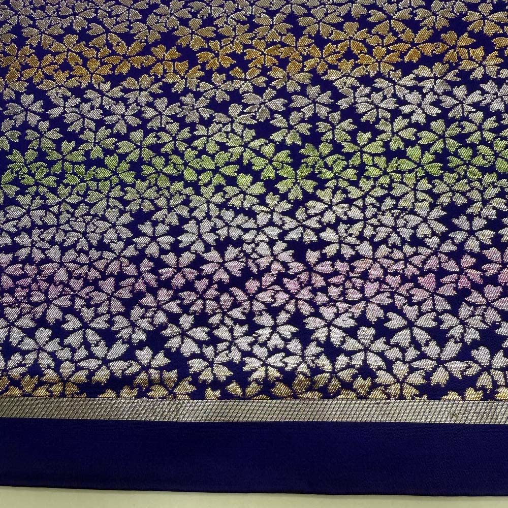 引き振袖用帯 本振袖用帯 裾引き 大振袖 全通 440 cm 花嫁衣装 舞台衣装 リサイクル 結婚式 婚礼 4875