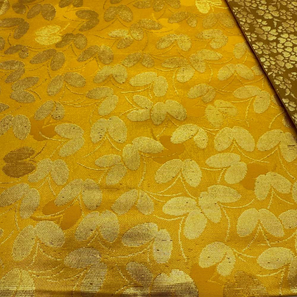  引き振袖用帯 本振袖用帯 裾引き 大振袖 全通 430 cm 花嫁衣装 舞台衣装 リサイクル 結婚式 婚礼 4878 丸帯 帯