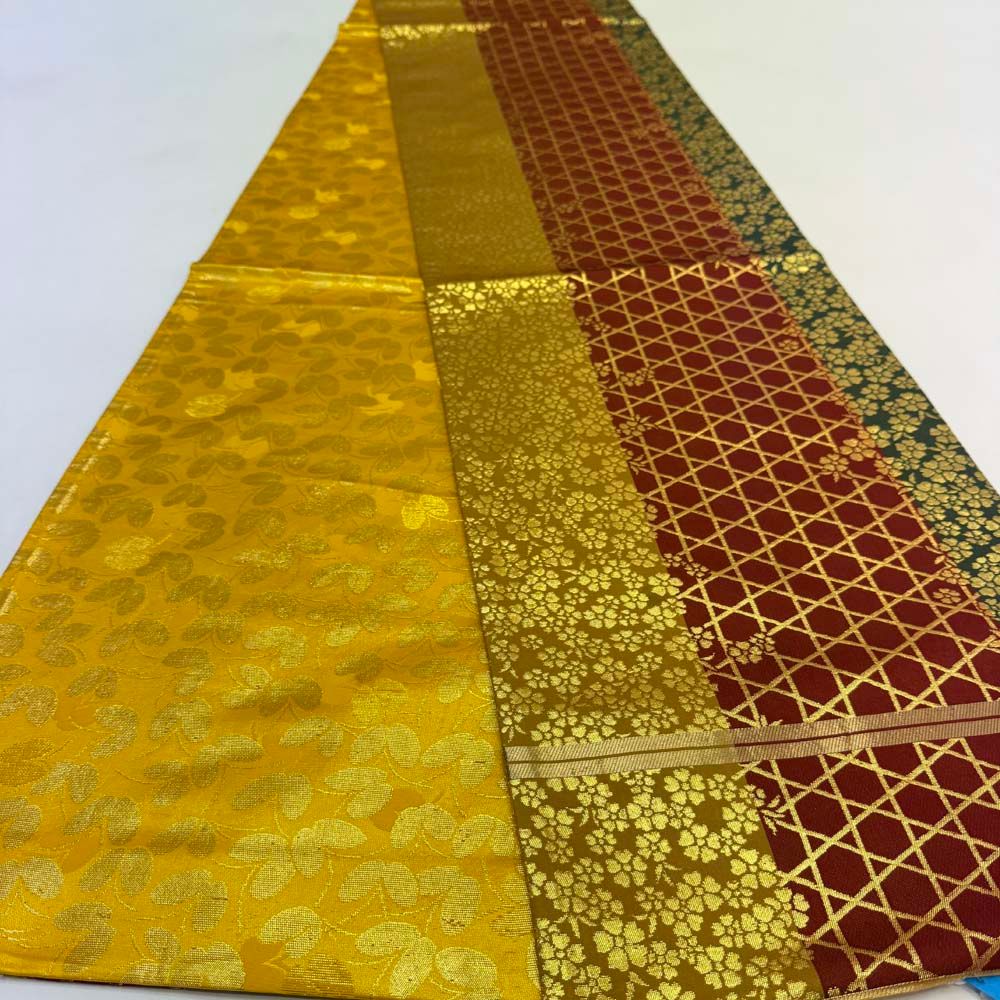 引き振袖用帯 本振袖用帯 裾引き 大振袖 全通 430 cm 花嫁衣装 舞台衣装 リサイクル 結婚式 婚礼 4878