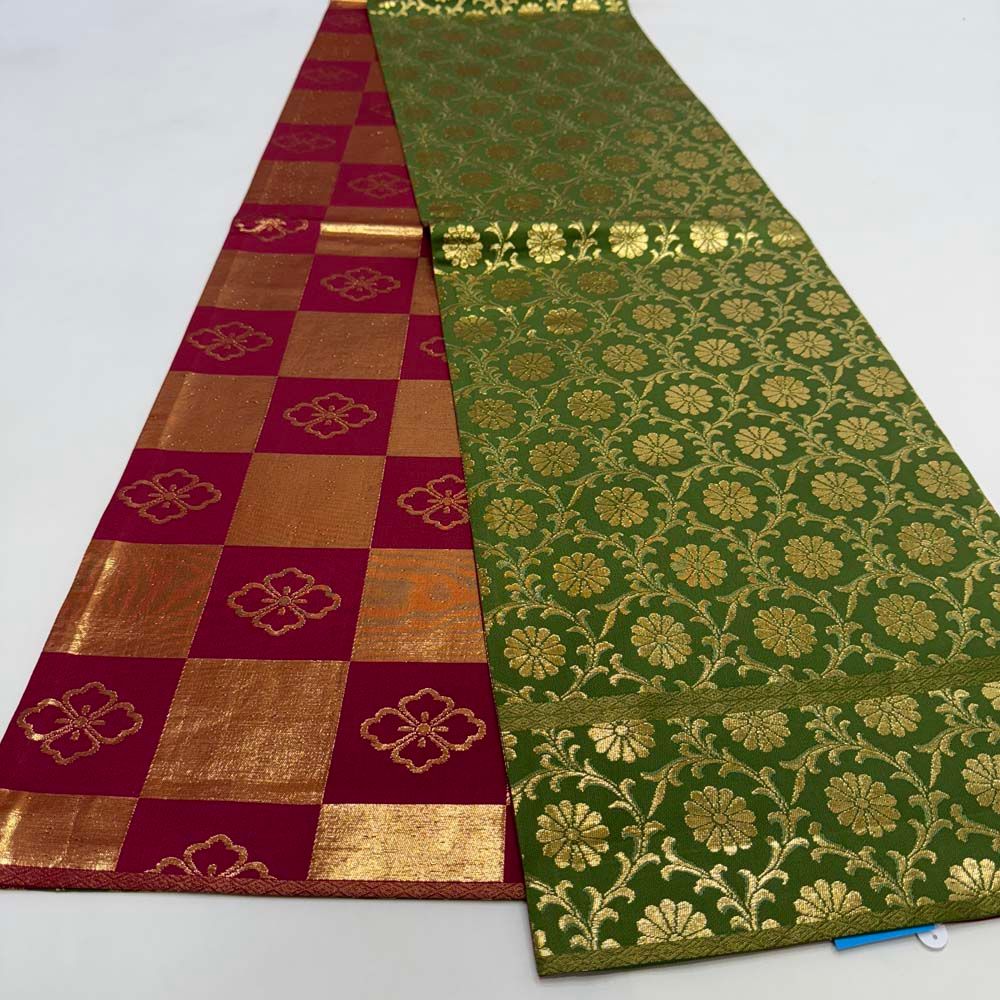 引き振袖用帯 本振袖用帯 裾引き 大振袖 全通 458 cm 大きい 花嫁衣装 舞台衣装 リサイクル 結婚式 婚礼 4883