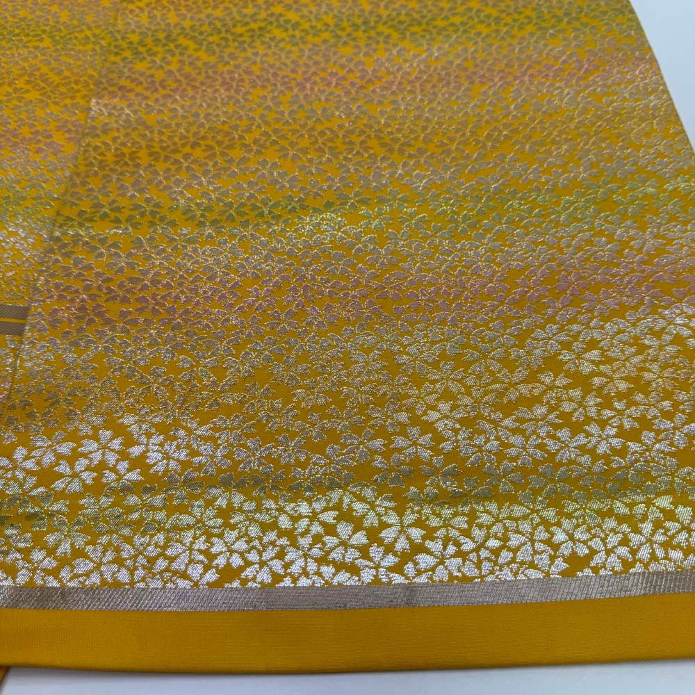 引き振袖用帯 本振袖用帯 裾引き 大振袖 全通 436 cm 花嫁衣装 舞台衣装 リサイクル 結婚式 婚礼 4890