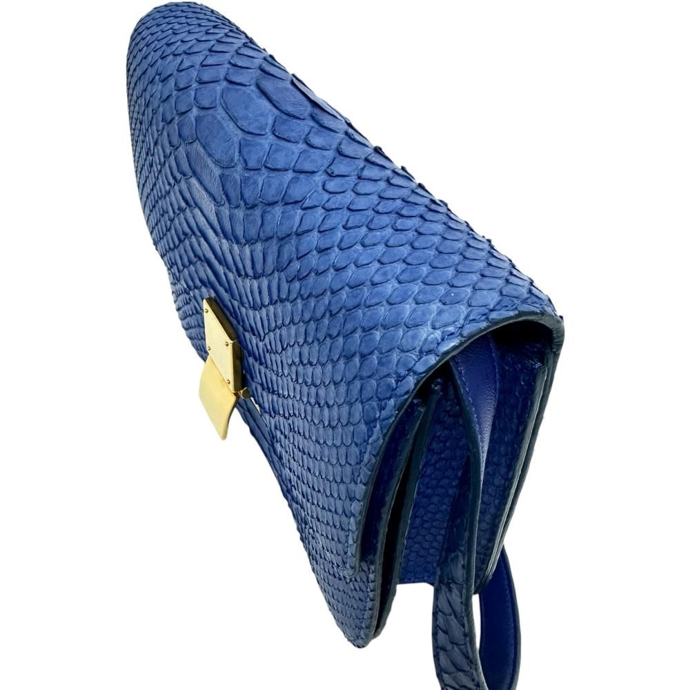 セリーヌ クラシックボックス ミディアム ショルダーバッグ ネイビー CELINE セリーヌ ショルダーバッグ クラシックボックス ミディアム