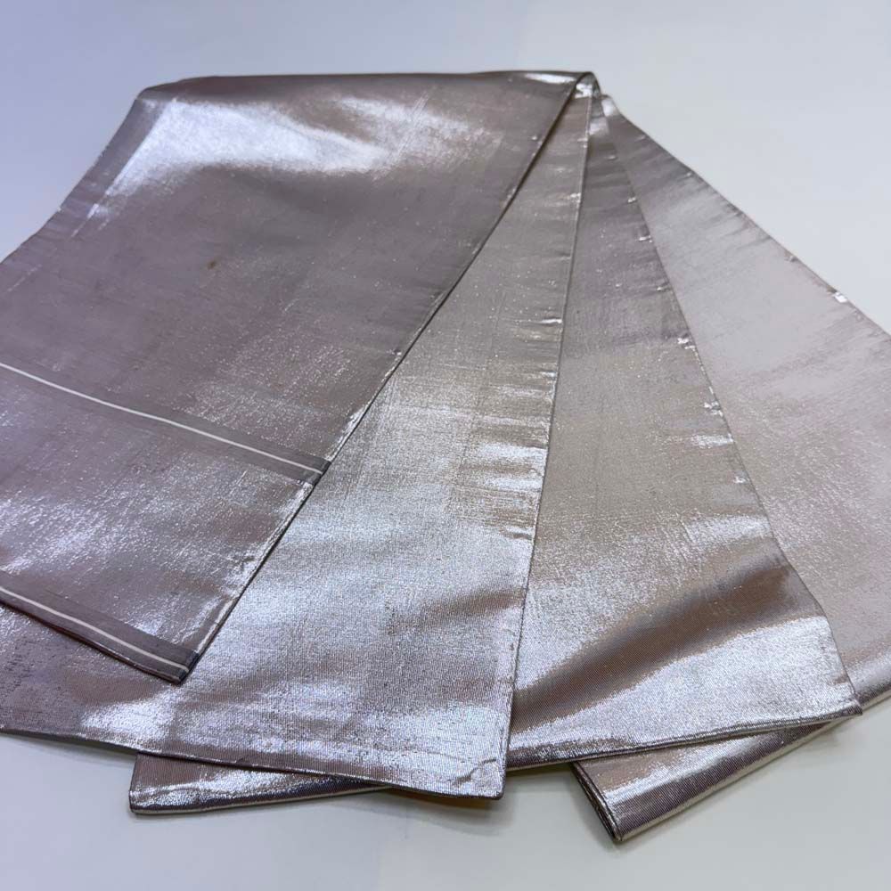  引き振袖用帯 本振袖用帯 裾引き 大振袖 全通 468 cm 大きい 花嫁衣装 舞台衣装 リサイクル 結婚式 婚礼 4898 丸帯 帯