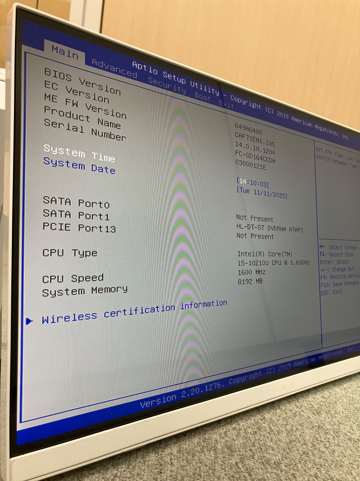 NEC PC- CORE i 5-10210 U CPU 1.60 GHz 1600 MHz