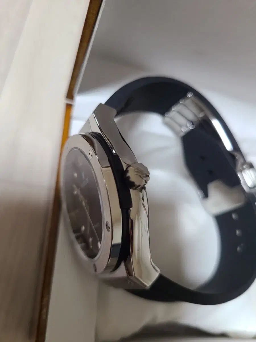  ウブロ st チタン 42ミリ オートマチック 動きやすい 自動巻き時計 腕時計(アナログ)