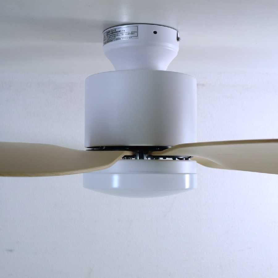 フォリア シーリングファンライト vo410579 5枚羽 2024年製 あす着] シーリングファンライト 傾斜天井対応 リモコン付 DCモーター